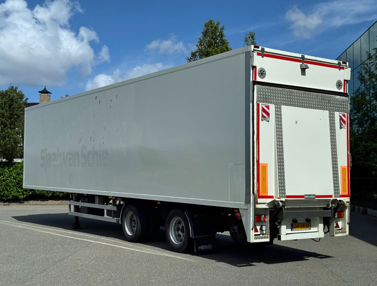 HTF 2-AS Heiwo 1240 x 250 x 272 CM Inwendig Stuuras Laadklep APK TOT 07-2026 - Semireboque furgão: foto 3 HTF 2-AS Heiwo 1240 x 250 x 272 CM Inwendig Stuuras Laadklep APK TOT 07-2026 - Semireboque furgão: foto 3