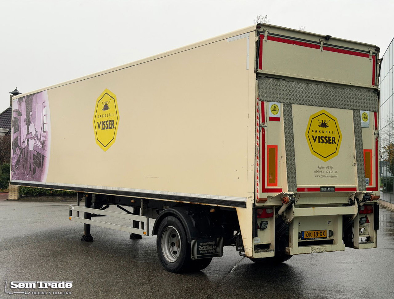 Pacton TBD 122 Tail Lift Steering Axle 1075x250x230 Inside NL City Trailer - Semireboque furgão: foto 3 Pacton TBD 122 Tail Lift Steering Axle 1075x250x230 Inside NL City Trailer - Semireboque furgão: foto 3