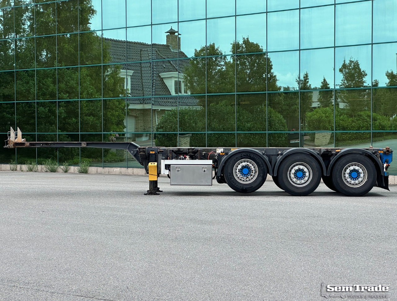 Pacton TXC.343.KB Front+Middle+Back Slider Lift Axle Steering Axle NL-Trailer - Semireboque transportador de contêineres/ Caixa móvel: foto 2 Pacton TXC.343.KB Front+Middle+Back Slider Lift Axle Steering Axle NL-Trailer - Semireboque transportador de contêineres/ Caixa móvel: foto 2