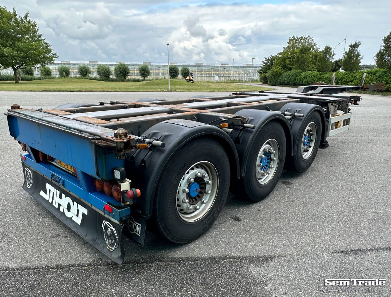 Pacton TXC.343.KB Front+Middle+Back Slider Lift Axle Steering Axle NL-Trailer - Semireboque transportador de contêineres/ Caixa móvel: foto 5 Pacton TXC.343.KB Front+Middle+Back Slider Lift Axle Steering Axle NL-Trailer - Semireboque transportador de contêineres/ Caixa móvel: foto 5