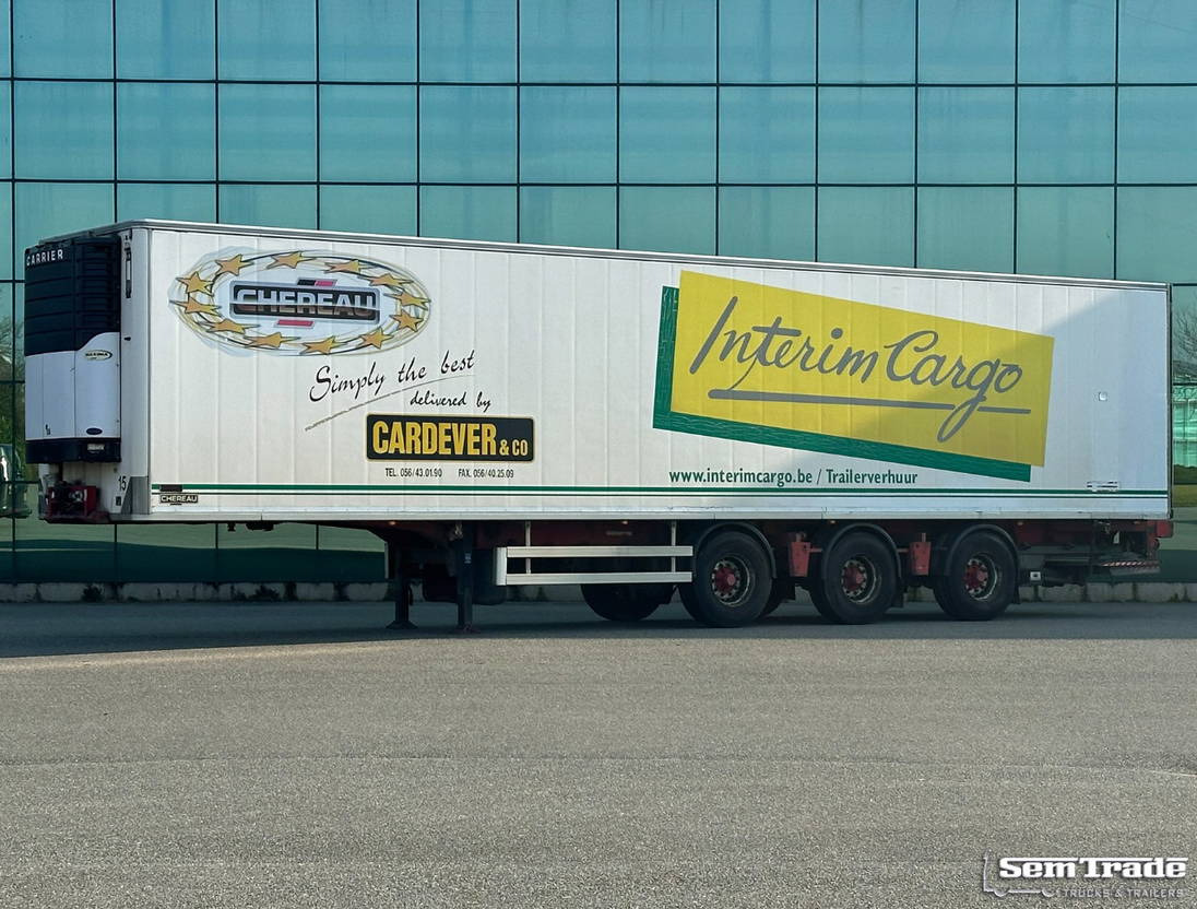 Renders Chereau Carrier Maxima 1300 Steering Axle Tail Lift Belgium Trailer - Semireboque frigorífico: foto 1 Renders Chereau Carrier Maxima 1300 Steering Axle Tail Lift Belgium Trailer - Semireboque frigorífico: foto 1