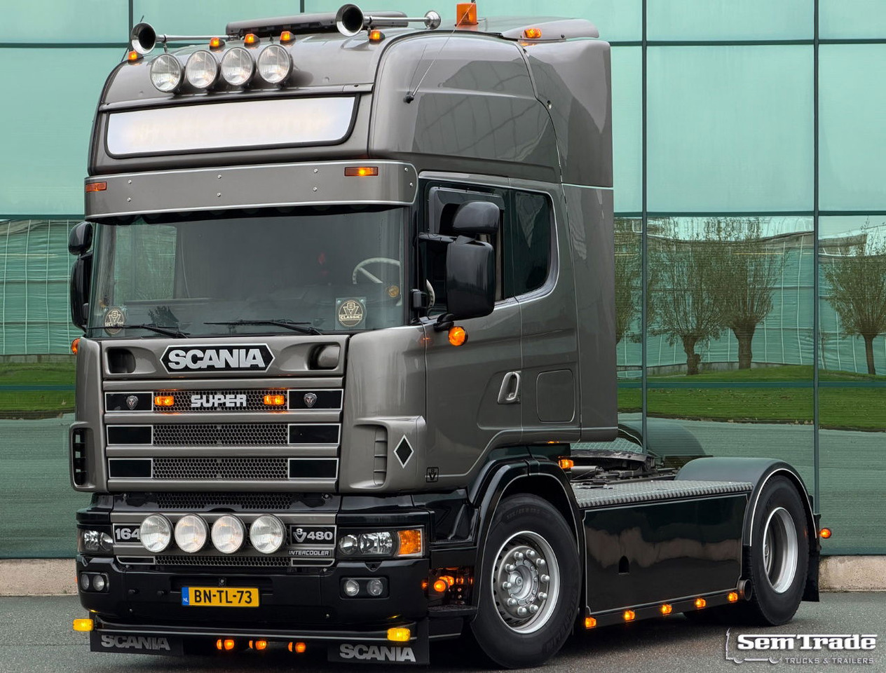 Scania R164-480 V8 King Retarder Manual Gearbox Showtruck Completely Rebuild Unique Condition - Tractor: foto 1 Scania R164-480 V8 King Retarder Manual Gearbox Showtruck Completely Rebuild Unique Condition - Tractor: foto 1