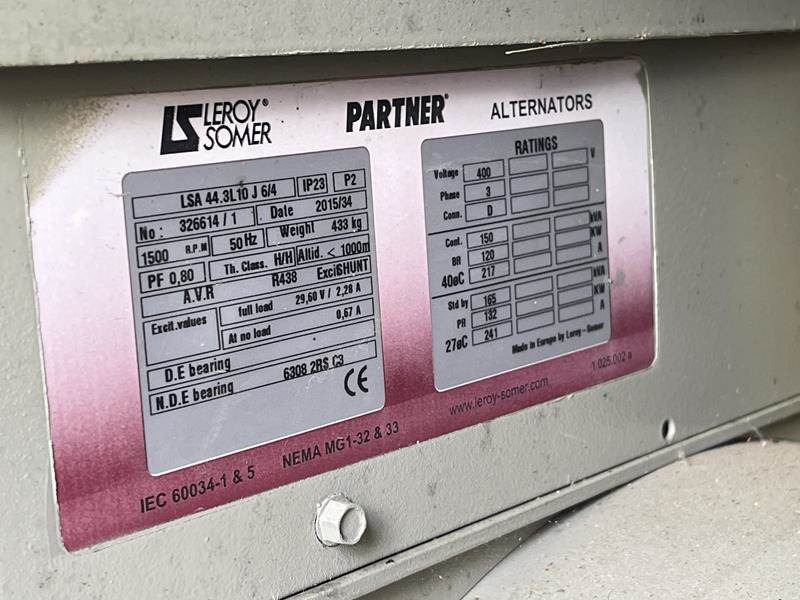 Gerador elétrico Atlas-Copco QAS 150: foto 17