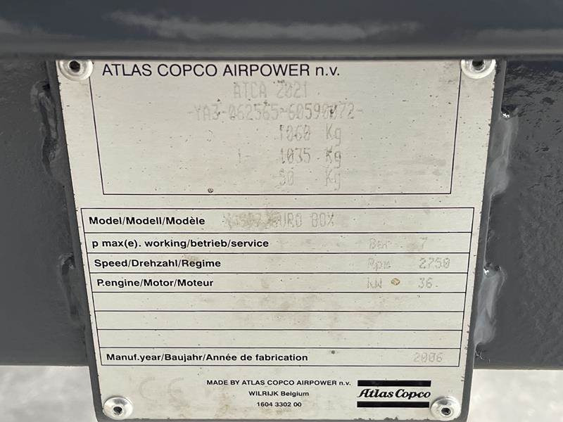 Atlas-Copco XAS 97 DD - N - Compressor de ar: foto 4 Atlas-Copco XAS 97 DD - N - Compressor de ar: foto 4