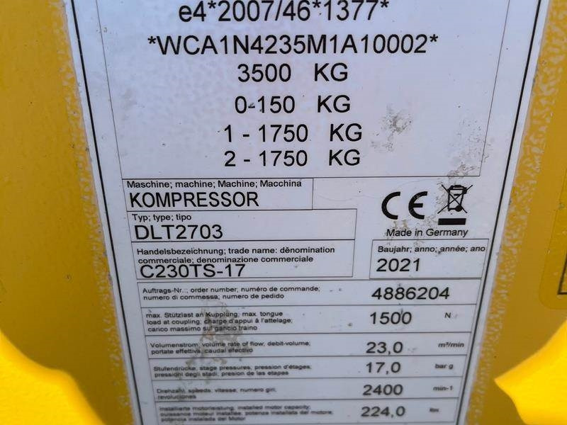 Compair C 230 TS - 17 - Compressor de ar: foto 2 Compair C 230 TS - 17 - Compressor de ar: foto 2