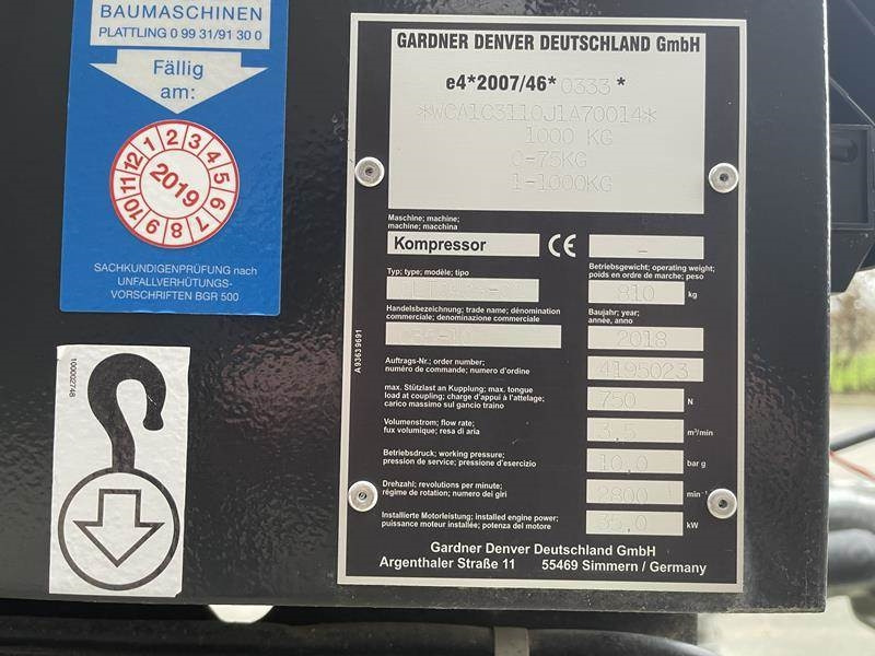 Compair C 35 - 10 - Compressor de ar: foto 4 Compair C 35 - 10 - Compressor de ar: foto 4