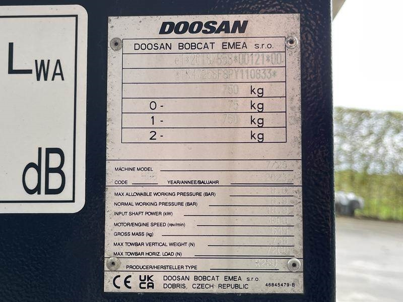 Doosan 7 / 25 - G - N - Compressor de ar: foto 5 Doosan 7 / 25 - G - N - Compressor de ar: foto 5