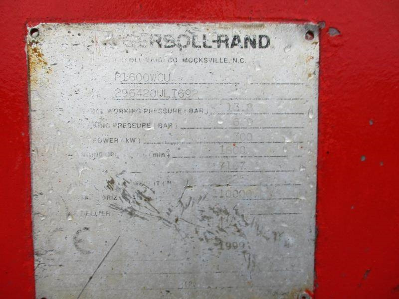 Compressor de ar Ingersoll Rand P 1600 WCU: foto 14 Compressor de ar Ingersoll Rand P 1600 WCU: foto 14