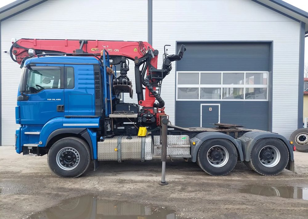 MAN TGS 26-480 6x4 do drewna PALFINGER Epsilon S 270L83 - Tractor: foto 3 MAN TGS 26-480 6x4 do drewna PALFINGER Epsilon S 270L83 - Tractor: foto 3