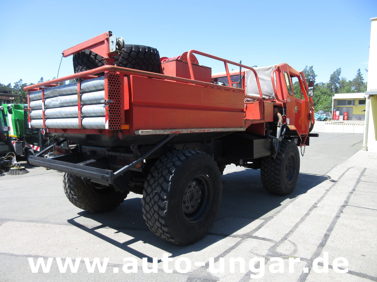 Carro de bombeiro BRIMONT PM ETR Feuerwehr 4x4x4 AHK verwindbarer Rahmen Off-Road Winde Kriechgang: foto 7