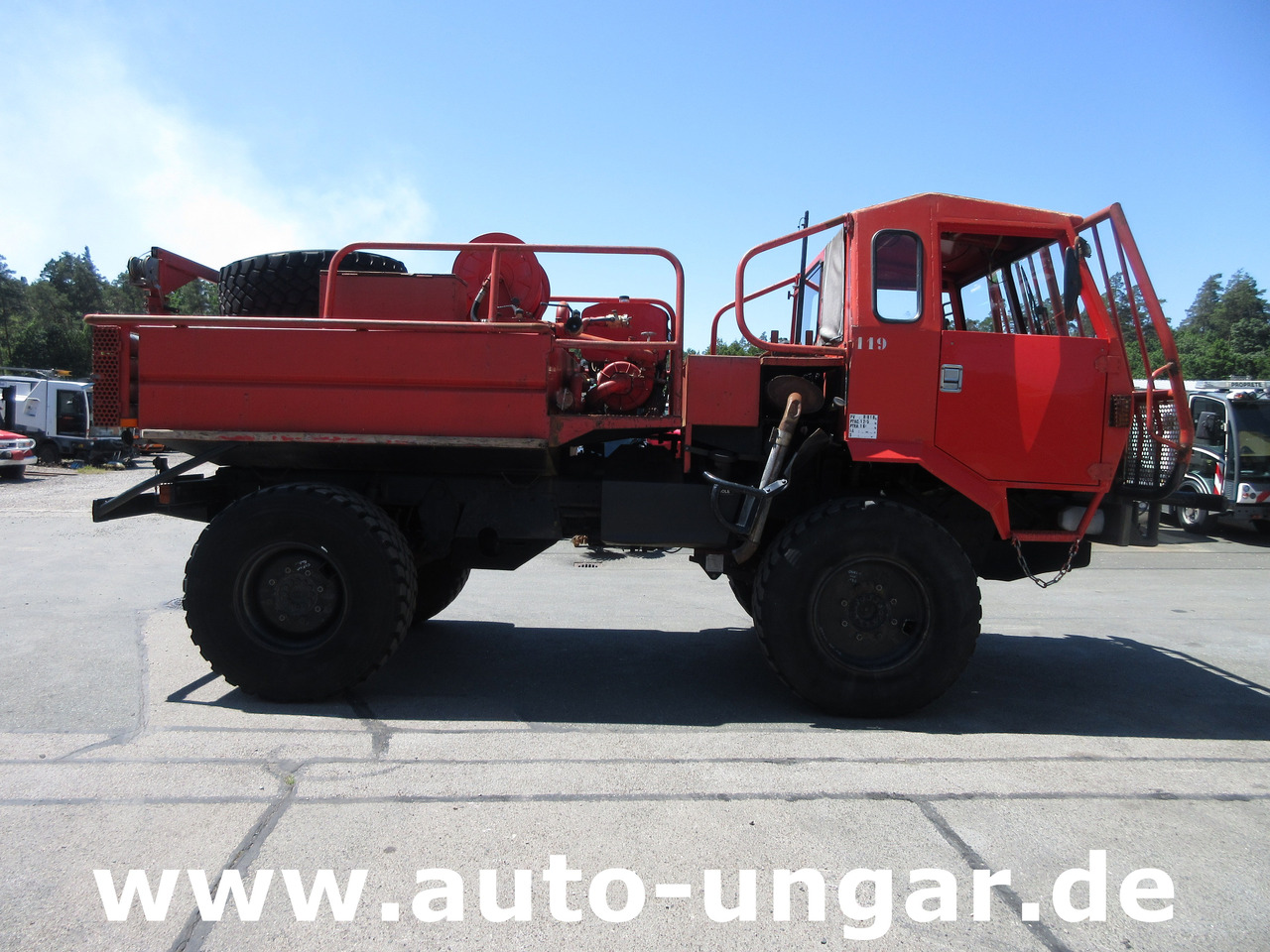 Carro de bombeiro BRIMONT PM ETR Feuerwehr 4x4x4 AHK verwindbarer Rahmen Off-Road Winde Kriechgang: foto 8