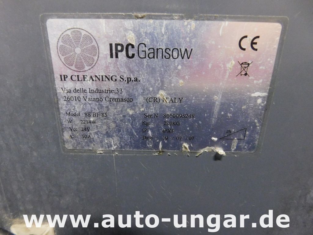 Gansow 88 mit eigenem Antrieb 24V inkl. Ladegerät - Lavadora aspiradora de pavimentos: foto 5 Gansow 88 mit eigenem Antrieb 24V inkl. Ladegerät - Lavadora aspiradora de pavimentos: foto 5