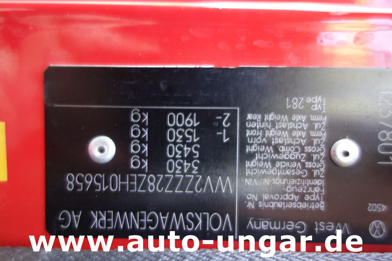Furgão compacto VOLKSWAGEN VW LT 31 Typ 281 TSF Tragkraftspritzenfahrzeug Feuerwehr: foto 14