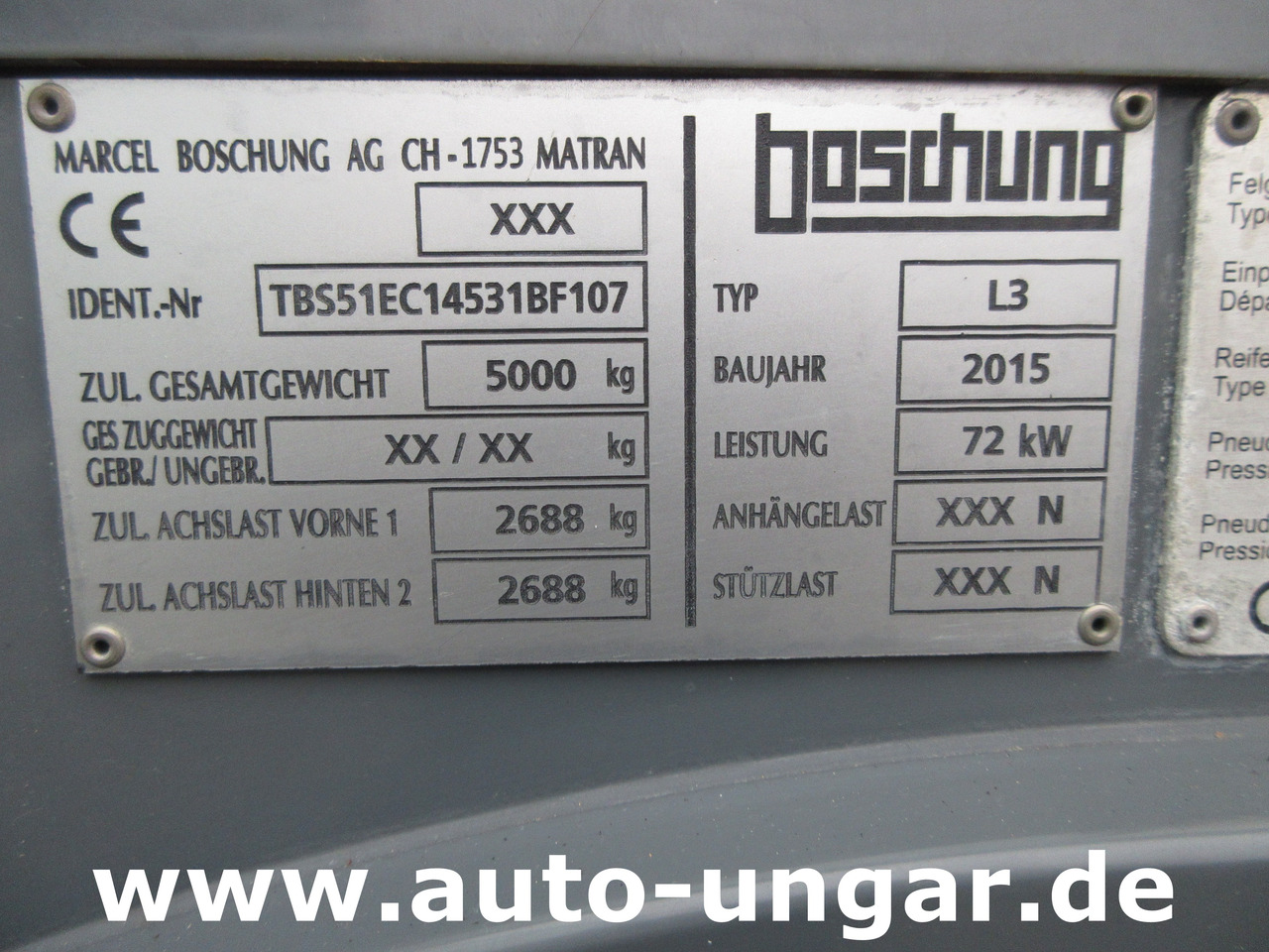 Veículo municipal/ Especial BOSCHUNG L3 Laveuse Kärcher Baujahr 2015 mit Hochdruckreiniger am Heck: foto 8