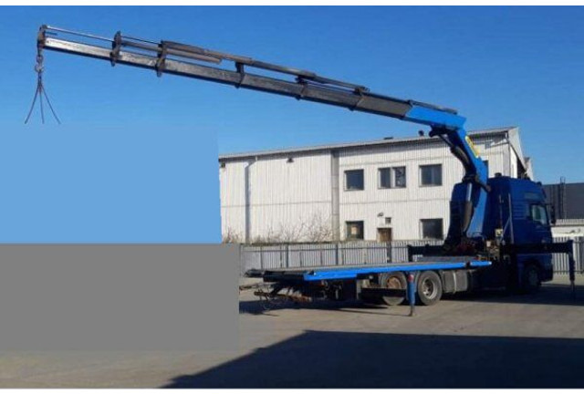 MAN 6x2 TGA 480 BDF +1m +16m crane - Camião de caixa aberta/ Plataforma, Caminhão grua: foto 3 MAN 6x2 TGA 480 BDF +1m +16m crane - Camião de caixa aberta/ Plataforma, Caminhão grua: foto 3