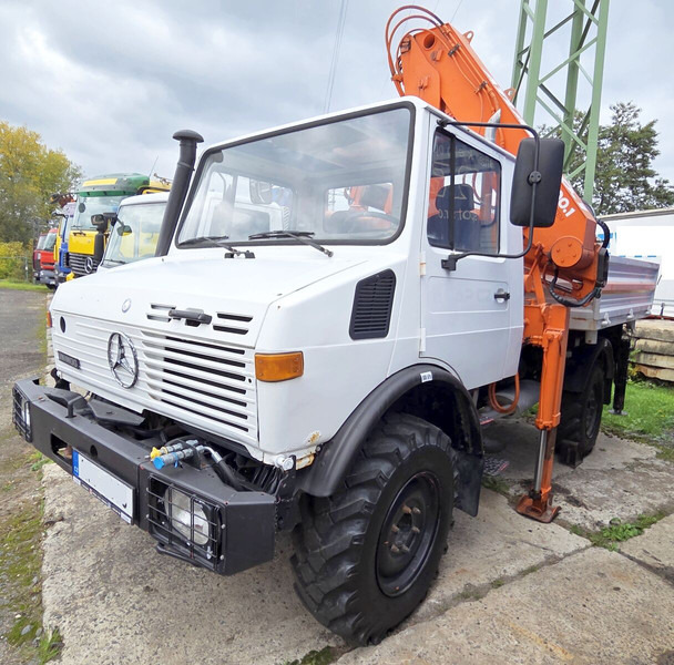 Mercedes-Benz UNIMOG 427.11 +12m! Atlas -AK100.1 A2 - Caminhão basculante: foto 4 Mercedes-Benz UNIMOG 427.11 +12m! Atlas -AK100.1 A2 - Caminhão basculante: foto 4