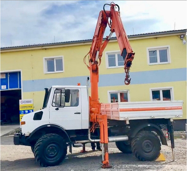 Mercedes-Benz UNIMOG 427.11 +12m! Atlas -AK100.1 A2 - Caminhão basculante: foto 1 Mercedes-Benz UNIMOG 427.11 +12m! Atlas -AK100.1 A2 - Caminhão basculante: foto 1