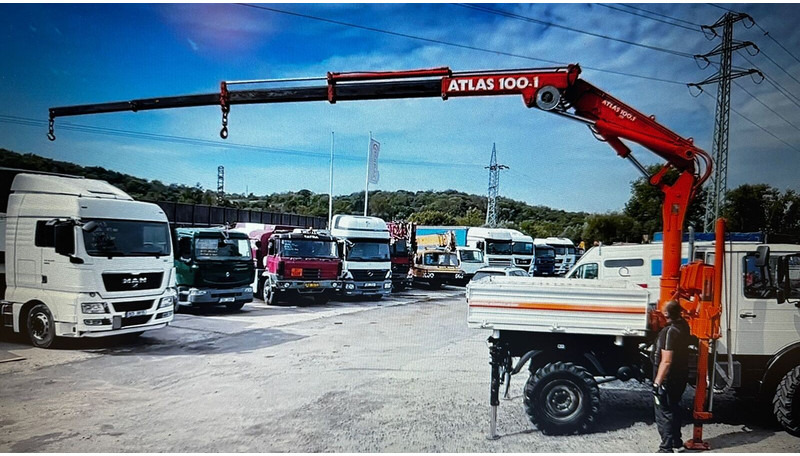 Mercedes-Benz UNIMOG 427.11 +12m! Atlas -AK100.1 A2 - Caminhão basculante: foto 3 Mercedes-Benz UNIMOG 427.11 +12m! Atlas -AK100.1 A2 - Caminhão basculante: foto 3