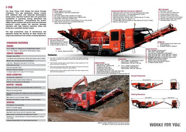 TEREX-FINLAY I-140 - Britador de impacto: foto 3 TEREX-FINLAY I-140 - Britador de impacto: foto 3