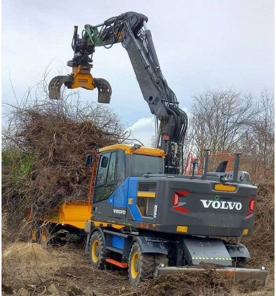 Volvo EW 160 E +(EST) Humus - Escavadeira de rodas: foto 4 Volvo EW 160 E +(EST) Humus - Escavadeira de rodas: foto 4