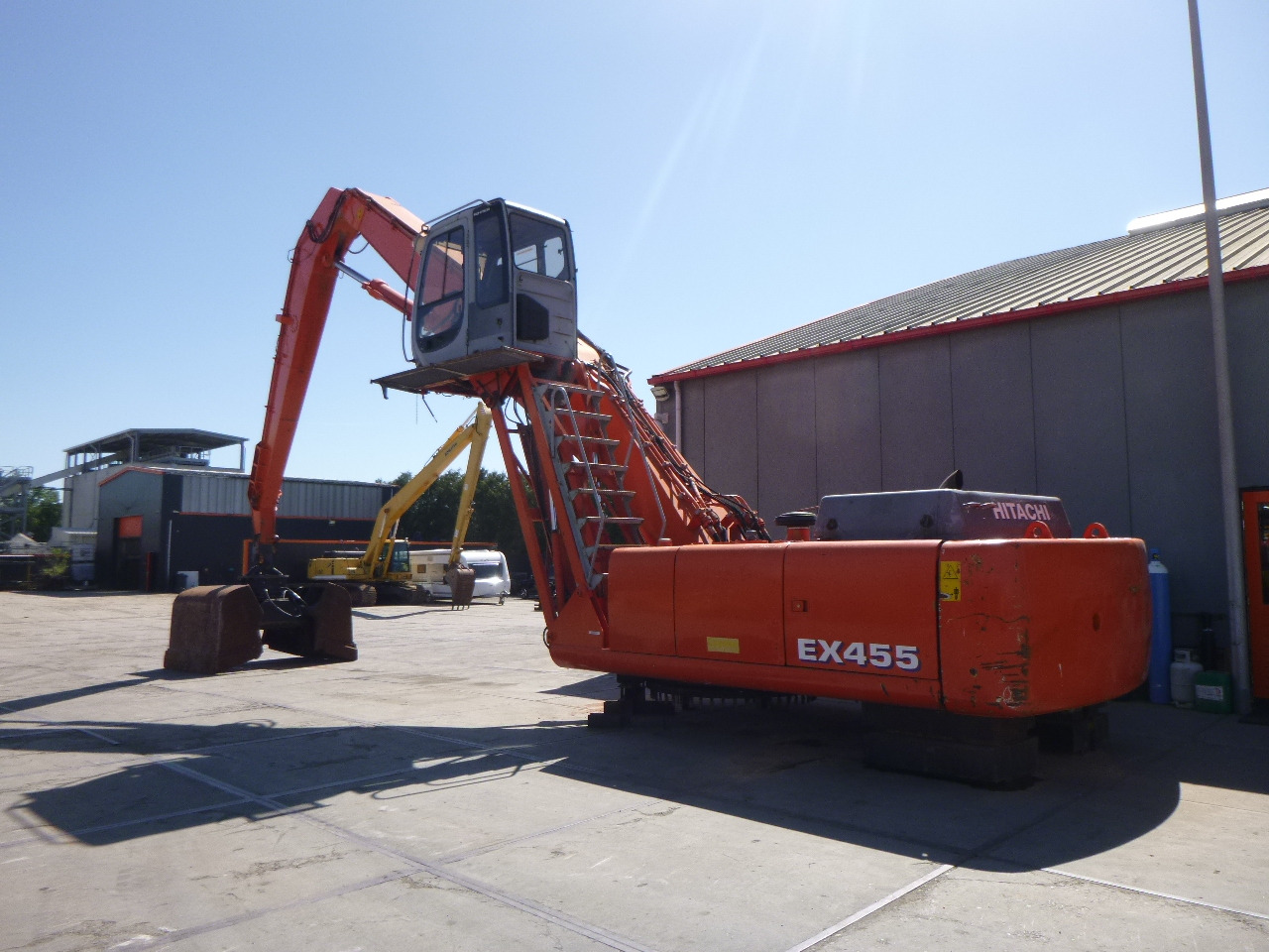 FIAT-HITACHI EX455 Stationary dock/ship material handler - Manipulador de material: foto 2 FIAT-HITACHI EX455 Stationary dock/ship material handler - Manipulador de material: foto 2
