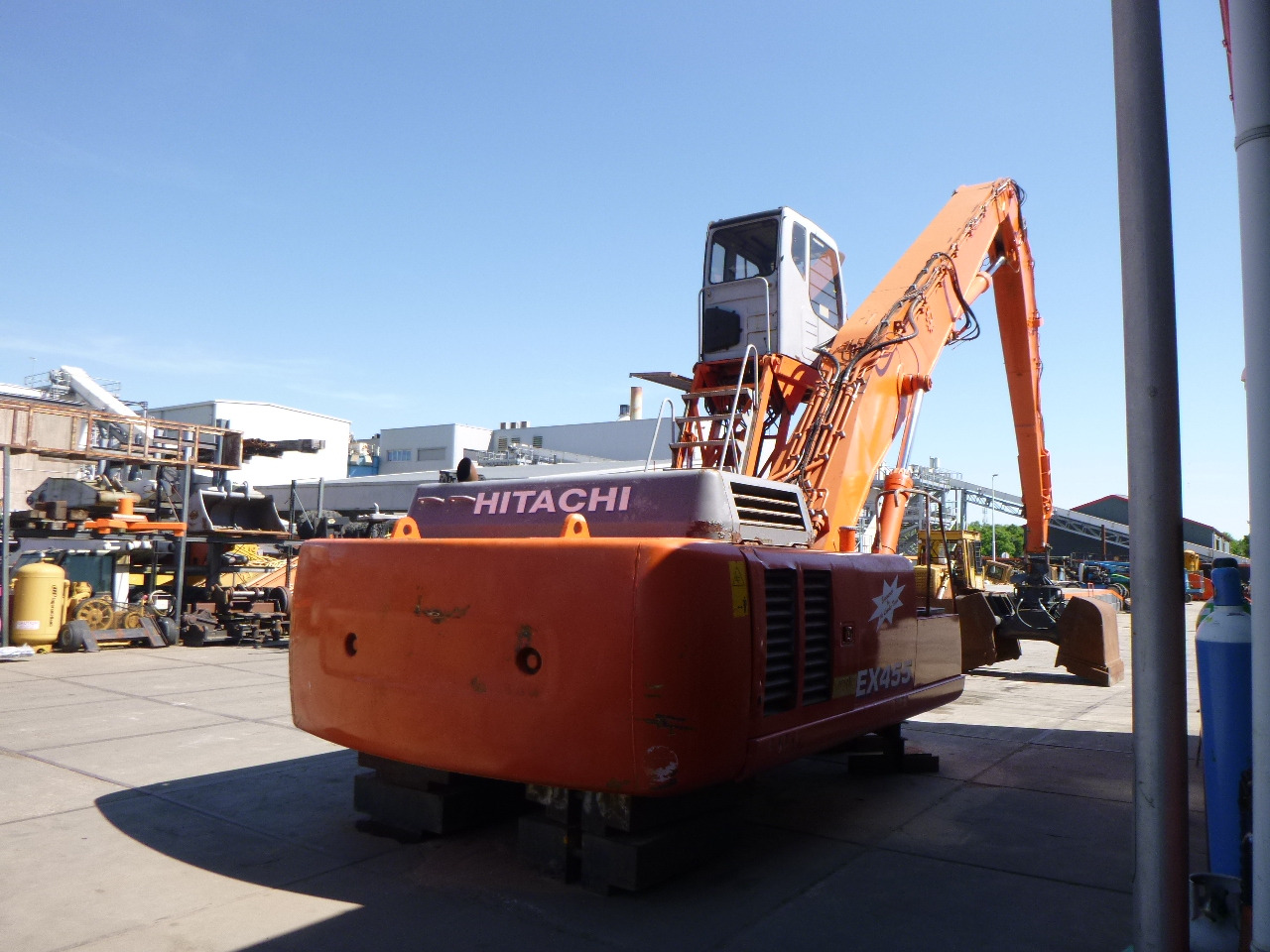 FIAT-HITACHI EX455 Stationary dock/ship material handler - Manipulador de material: foto 4 FIAT-HITACHI EX455 Stationary dock/ship material handler - Manipulador de material: foto 4
