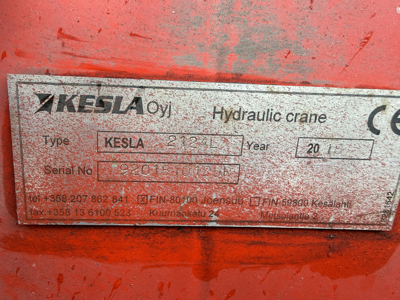 Kran Kesla 2124L - Caminhão florestal, Caminhão grua: foto 5 Kran Kesla 2124L - Caminhão florestal, Caminhão grua: foto 5