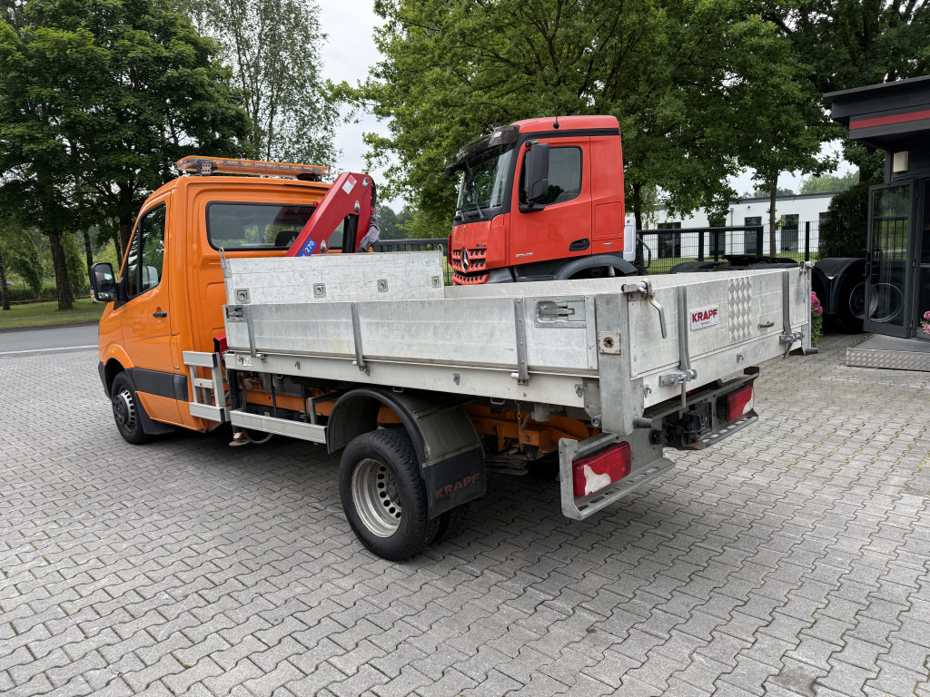 Mercedes-Benz Sprinter 516 Kipper mit Kran HMF 270 - Furgão basculante: foto 2 Mercedes-Benz Sprinter 516 Kipper mit Kran HMF 270 - Furgão basculante: foto 2