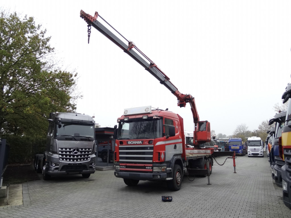Camião de caixa aberta/ Plataforma, Caminhão grua Scania R144 460 6X4 Fassi 360 bis 25 Meter: foto 13
