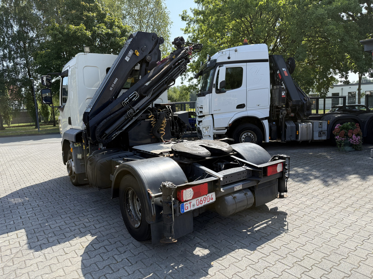 Tractor Daf LF 220.13 Kran Hiab 111 E-3 HiDuo: foto 14 Tractor Daf LF 220.13 Kran Hiab 111 E-3 HiDuo: foto 14