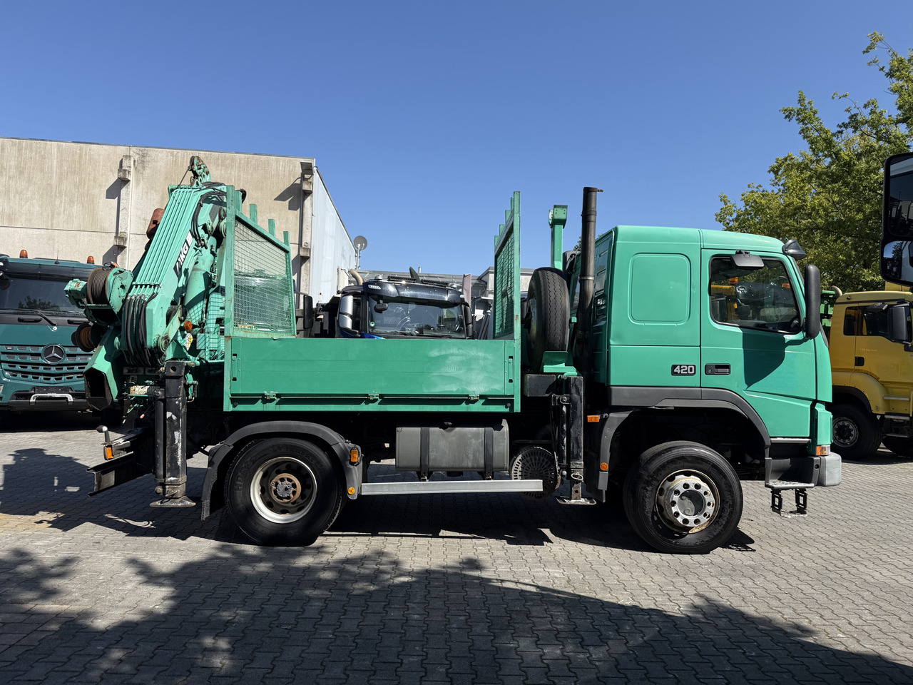 Caminhão grua Volvo FM12 420 4X4 Kran MKG 300 bis 24 Meter: foto 12