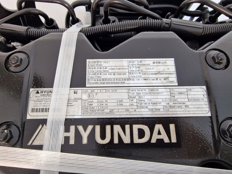 Motor de Máquina de construção nuevo Cummins Hyundai HE6.7 (QSB6.7) ROBEX 170w-9 CPL 5219 Engine (Plant): foto 11