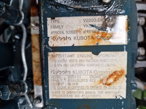 Kubota V2203-ES Engine (Industrial) - Motor de Equipamento industrial: foto 2 Kubota V2203-ES Engine (Industrial) - Motor de Equipamento industrial: foto 2