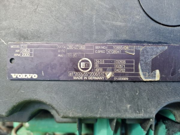 Volvo D7E 280-EC06B Truck Spec Engine (Truck) - Motor de Caminhão: foto 2 Volvo D7E 280-EC06B Truck Spec Engine (Truck) - Motor de Caminhão: foto 2