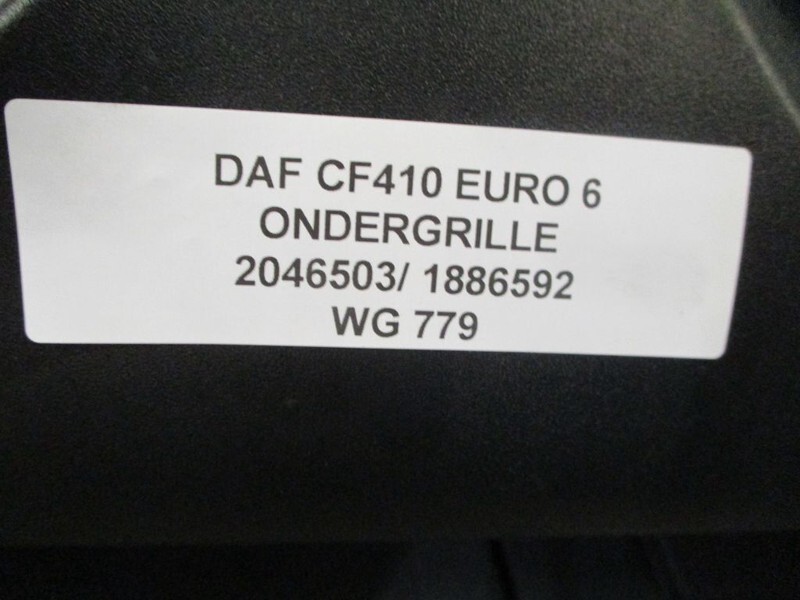 DAF CF 1886592 / 2046503 ONDERGRILLE EURO 6 - Cabine e interior de Caminhão: foto 2 DAF CF 1886592 / 2046503 ONDERGRILLE EURO 6 - Cabine e interior de Caminhão: foto 2