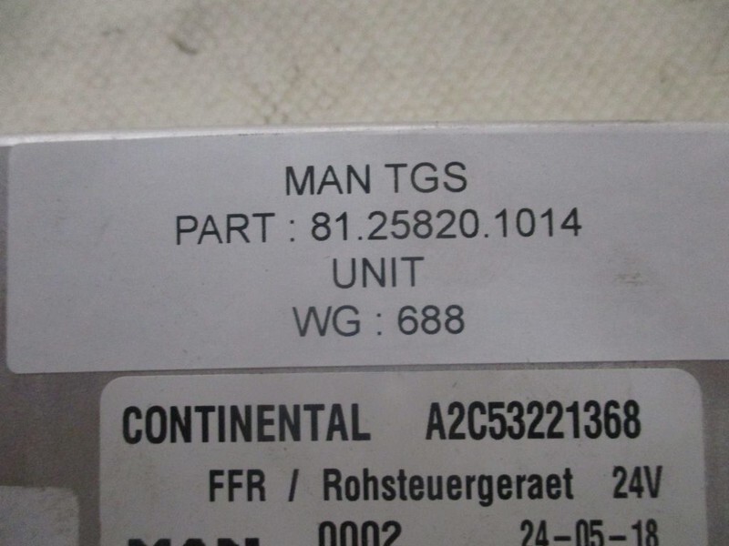 MAN 81.25820-1014 FFR Modulen MAN TGS TGX EURO 6 - Sistema elétrico de Caminhão: foto 2 MAN 81.25820-1014 FFR Modulen MAN TGS TGX EURO 6 - Sistema elétrico de Caminhão: foto 2