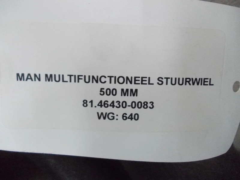 MAN 81.46430-0083 MULTIFUNCTIONEEL STUURWIEL 500MM - Volante de direção de Caminhão: foto 3 MAN 81.46430-0083 MULTIFUNCTIONEEL STUURWIEL 500MM - Volante de direção de Caminhão: foto 3
