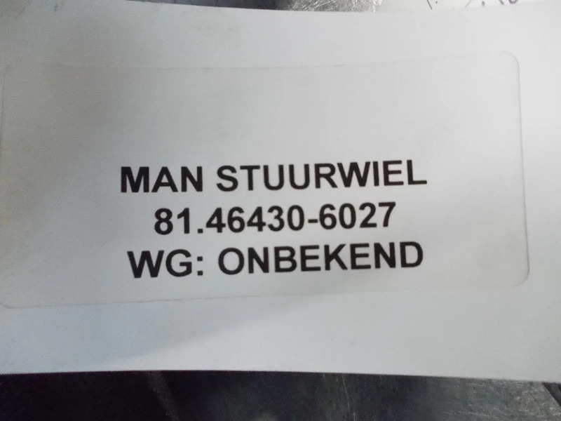MAN STUURWIEL 81.46430-6027 - Volante de direção de Caminhão: foto 3 MAN STUURWIEL 81.46430-6027 - Volante de direção de Caminhão: foto 3