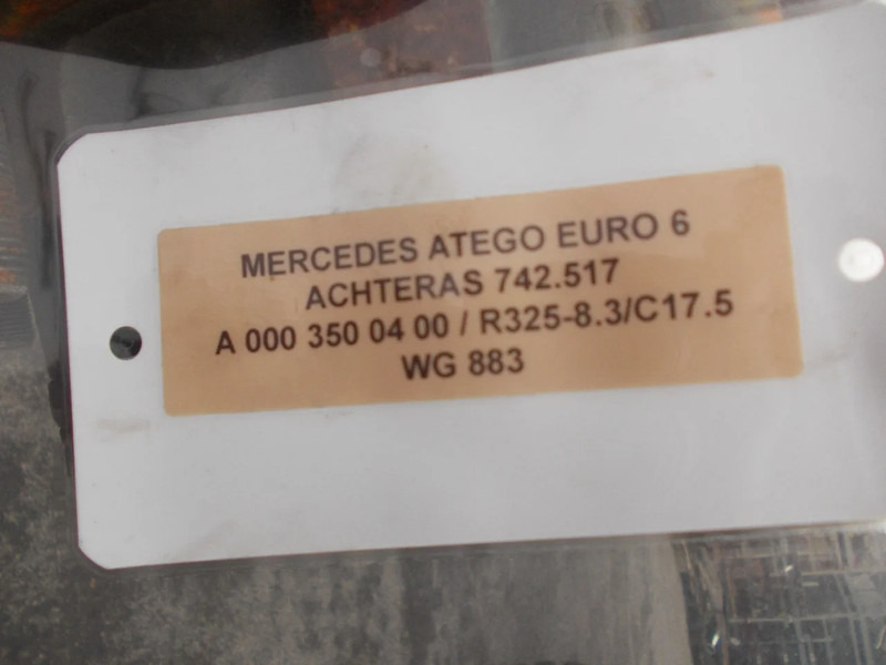 Mercedes-Benz R325-8,3/C17.5TYPE 742.517 A 000 350 04 00 ATEGO EURO 6 - Eixo traseiro de Caminhão: foto 5 Mercedes-Benz R325-8,3/C17.5TYPE 742.517 A 000 350 04 00 ATEGO EURO 6 - Eixo traseiro de Caminhão: foto 5