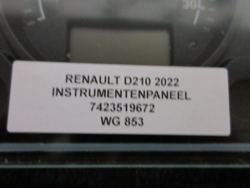 Renault 7423519672 INSTRUMENTENPANEEL RENAULT D210 EURO 6 2022 - Painel de instrumentos de Caminhão: foto 3 Renault 7423519672 INSTRUMENTENPANEEL RENAULT D210 EURO 6 2022 - Painel de instrumentos de Caminhão: foto 3