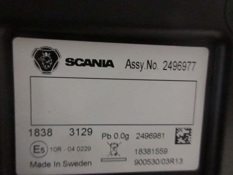 Scania P410 2496977 INSTRUMENTENPANEEL EURO 6 - Painel de instrumentos de Caminhão: foto 2 Scania P410 2496977 INSTRUMENTENPANEEL EURO 6 - Painel de instrumentos de Caminhão: foto 2