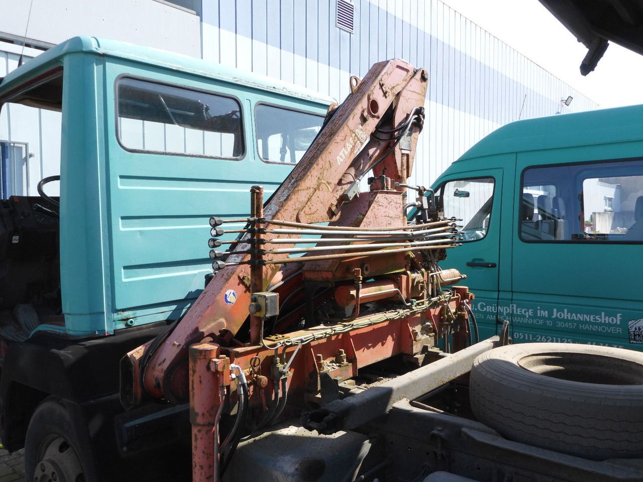 Mercedes-Benz 814 Kipper + Atlaskran AK30.1 + Nutzlast 2720KG - Furgão basculante: foto 3 Mercedes-Benz 814 Kipper + Atlaskran AK30.1 + Nutzlast 2720KG - Furgão basculante: foto 3