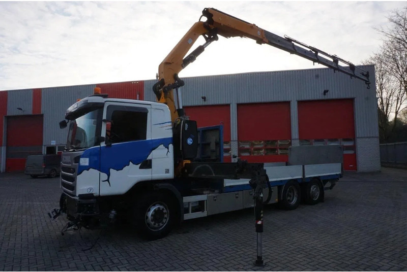 Scania G490 / ENGINE RUNNING / RETARDER / EFFER 255-5S CRANE REMOTE / PLATFORM / FULL-AIR / AUTOMATIC / EURO-6 / 2014 - Caminhão grua: foto 2 Scania G490 / ENGINE RUNNING / RETARDER / EFFER 255-5S CRANE REMOTE / PLATFORM / FULL-AIR / AUTOMATIC / EURO-6 / 2014 - Caminhão grua: foto 2