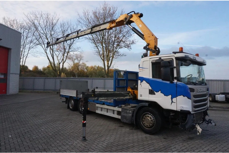 Scania G490 / ENGINE RUNNING / RETARDER / EFFER 255-5S CRANE REMOTE / PLATFORM / FULL-AIR / AUTOMATIC / EURO-6 / 2014 - Caminhão grua: foto 3 Scania G490 / ENGINE RUNNING / RETARDER / EFFER 255-5S CRANE REMOTE / PLATFORM / FULL-AIR / AUTOMATIC / EURO-6 / 2014 - Caminhão grua: foto 3