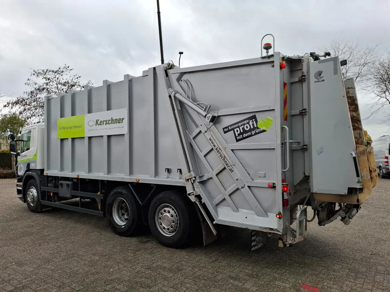 Scania P360 / RETARDER / ONLY:234640 KM / LENKACHSE / AIRCO / WORKING GARBAGE TRUCK / AUTOMATIC / EURO-5 / 2013 - Caminhão de lixo: foto 3 Scania P360 / RETARDER / ONLY:234640 KM / LENKACHSE / AIRCO / WORKING GARBAGE TRUCK / AUTOMATIC / EURO-5 / 2013 - Caminhão de lixo: foto 3