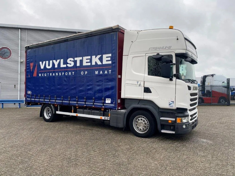Scania R450 / RETARDER / FULL-AIR / LWDS / DOUBLE TANK / SLIDING ROOF / ONLY:763634 KM / AUTOMATIC / EURO-6 / 2016 - Caminhão furgão: foto 3 Scania R450 / RETARDER / FULL-AIR / LWDS / DOUBLE TANK / SLIDING ROOF / ONLY:763634 KM / AUTOMATIC / EURO-6 / 2016 - Caminhão furgão: foto 3