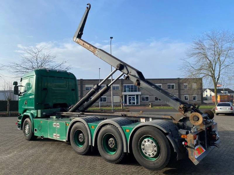 Scania R520 V8 / 8X4 / BIG AXLE / AJK HOOKLIFT 30TON / LIFT+LENKACHSE / NAVI / LEATHER / FULL-AIR / AUTOMATIC / EURO-6 / 2015 - Caminhão polibenne: foto 3 Scania R520 V8 / 8X4 / BIG AXLE / AJK HOOKLIFT 30TON / LIFT+LENKACHSE / NAVI / LEATHER / FULL-AIR / AUTOMATIC / EURO-6 / 2015 - Caminhão polibenne: foto 3