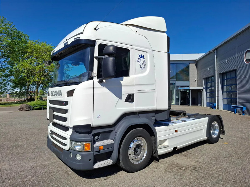 Scania R490 / RETARDER / HYDRAULICS / ALCOA / 2XBED / FRIDGE / AUTOMATIC / EURO-6 / 2014 - Tractor: foto 1 Scania R490 / RETARDER / HYDRAULICS / ALCOA / 2XBED / FRIDGE / AUTOMATIC / EURO-6 / 2014 - Tractor: foto 1