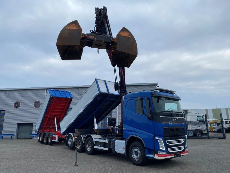 Volvo FH4-500 / HMF 3220K-RC / REMOTE / ROTATOR / 3SIDE TIPPER / DYNAMIC STEERING / ONLY:302623 KM / AUTOMATIC / EURO-6 / 2017 - Caminhão grua: foto 3 Volvo FH4-500 / HMF 3220K-RC / REMOTE / ROTATOR / 3SIDE TIPPER / DYNAMIC STEERING / ONLY:302623 KM / AUTOMATIC / EURO-6 / 2017 - Caminhão grua: foto 3