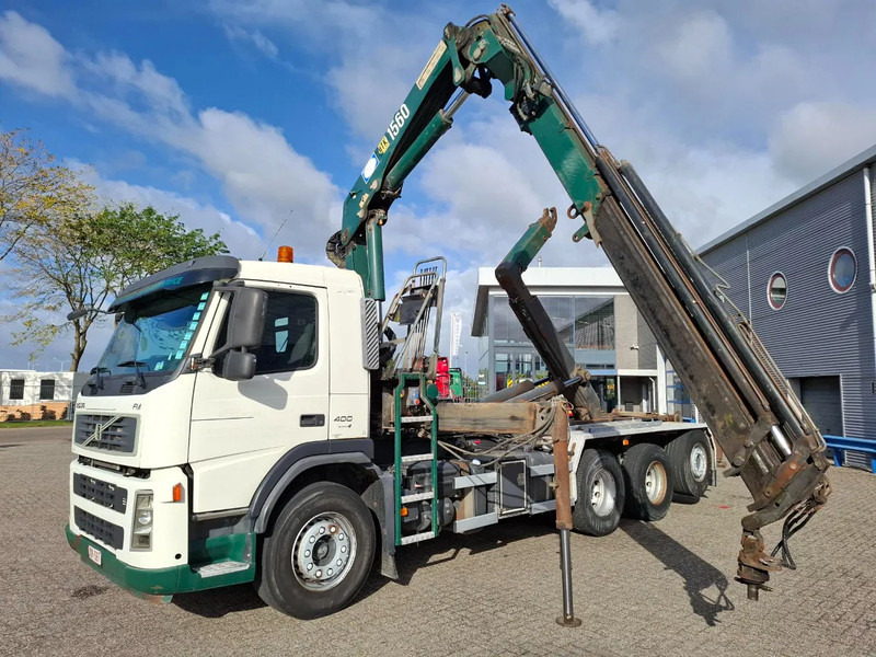 Volvo FM13-400 / 8X4 / AJK HOOK 25TON / CRANE HMF 1560 K3 / ROTATOR / LIFT+LENKACHSE / AIRCO / MANUAL / EURO-4 / 2007 - Caminhão grua: foto 1 Volvo FM13-400 / 8X4 / AJK HOOK 25TON / CRANE HMF 1560 K3 / ROTATOR / LIFT+LENKACHSE / AIRCO / MANUAL / EURO-4 / 2007 - Caminhão grua: foto 1